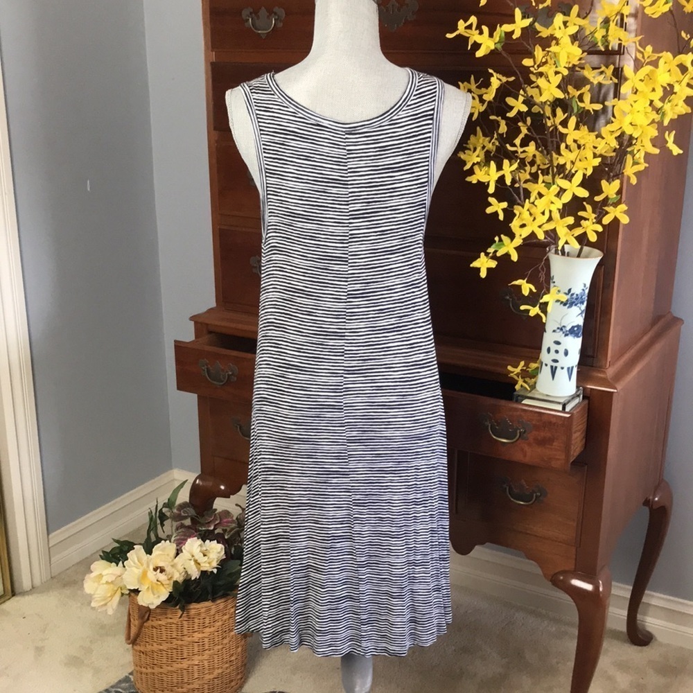 Philosophy Black & White Stripe Tank Dress Size S - Picture 5 of 8